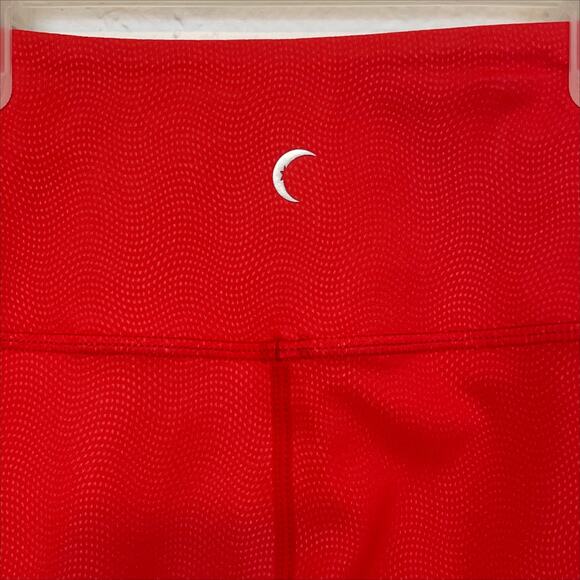 Zyia Active Ascend High Rise Capri Leggings Red Size 6-8 Medium - Picture 5 of 8